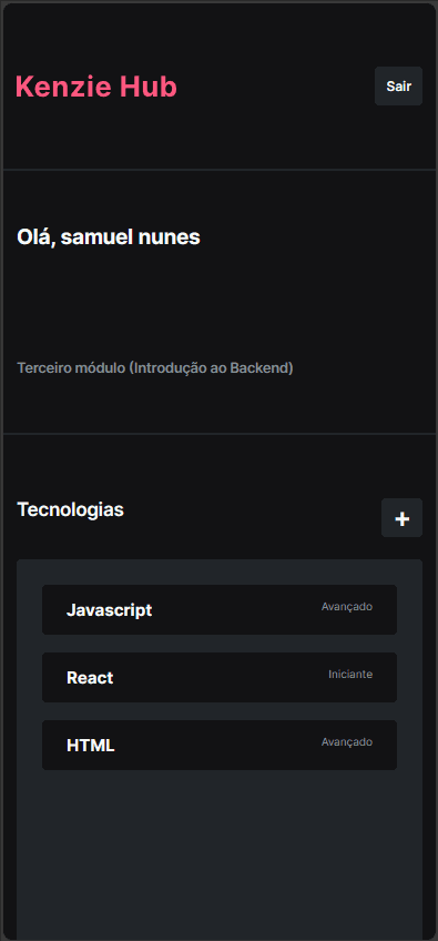 Smaller picture of the website